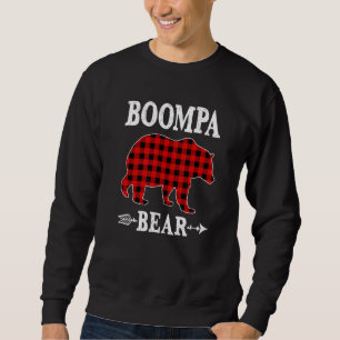 Moletom Boompa Bear Christmas Pajama Red Xadrez Buffalo Fa
