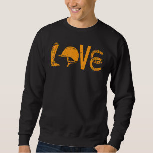 Moletom Boots Helmet Horserrading Love Riding Horse Equest