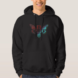Moletom Borboleta Azul/Hoodie Vermelho