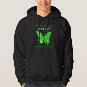 Moletom Borboleta Eu Visto Verde Para Minha Tia Depre Infa
