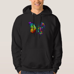Moletom Borboleta-flor-arco-íris