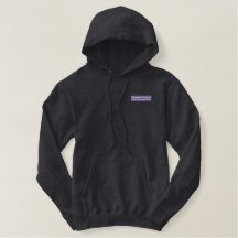 Camisola de Hoodie Básica Bordada