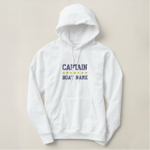 Capitão Náutico Nome do Barco Azul Branco