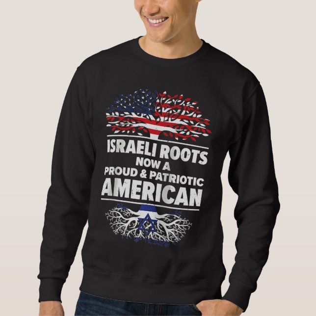 Moletom Born Israeli Israel American USA Citizenship Ragla (Frente)