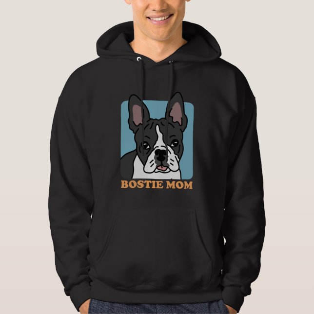 Moletom Bostie Mom Dog Owner Boston Terrier (Frente)