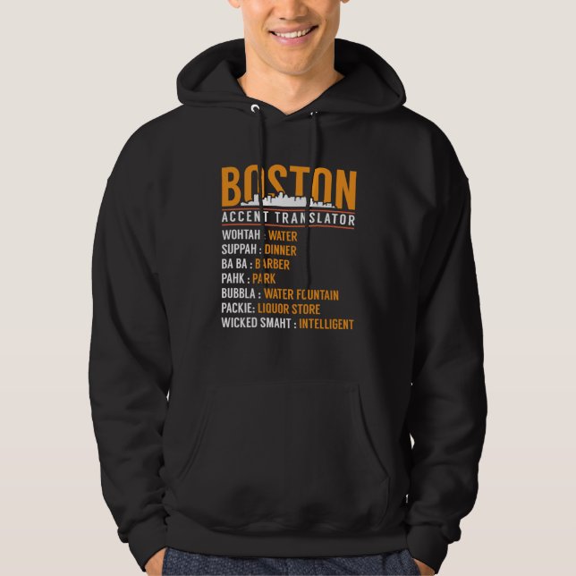 Moletom Boston Accent Translator (Frente)