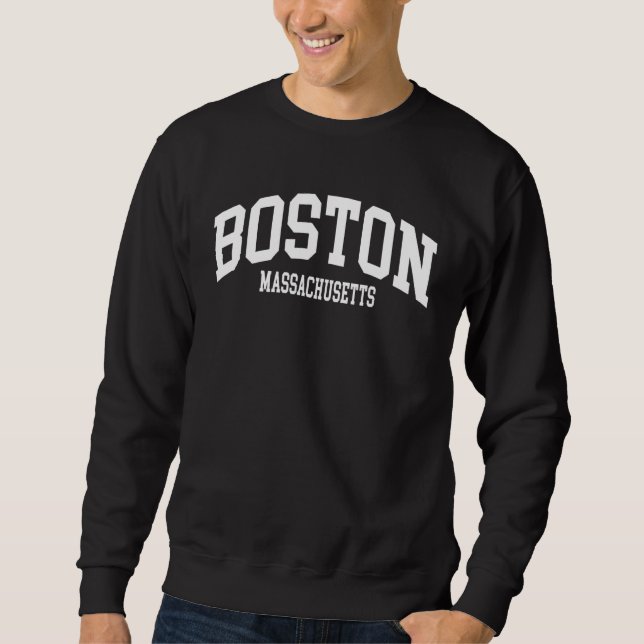 Moletom Boston Massachusetts US Font Proud American USA (Frente)