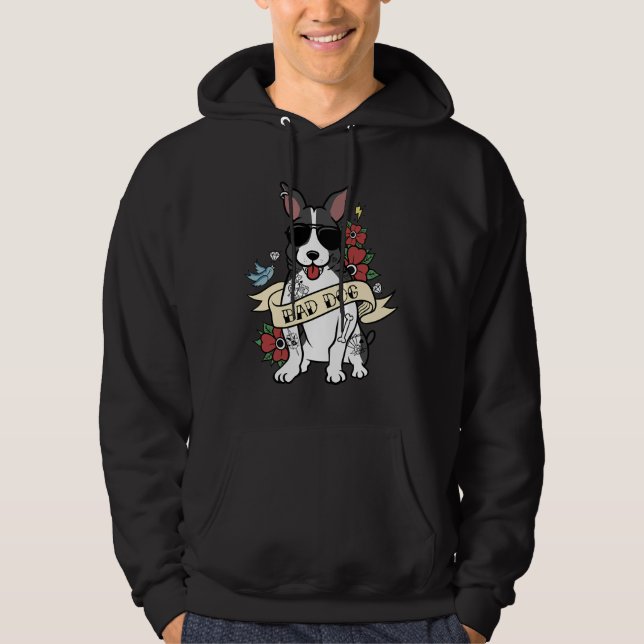 Moletom Boston Terrier Bad Dog (Frente)