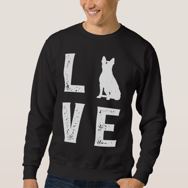 Moletom Boston Terrier Love  1 (Frente)