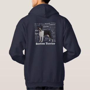 Moletom Boston Terrier Traça Hoodie