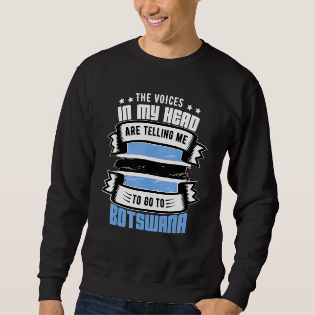 Moletom Botswana Na Minha Cabeça (Frente)
