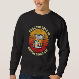 Moletom Bourbon Entra Sabedoria Sai Bebedor de Bourbon