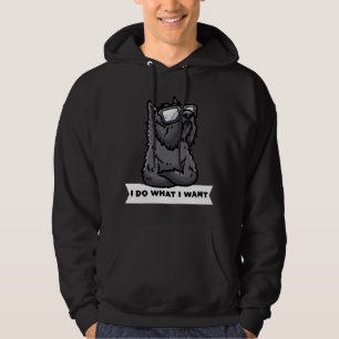 Moletom Bouvier des Flandres Eu Faço O Que Quero, Cão Te