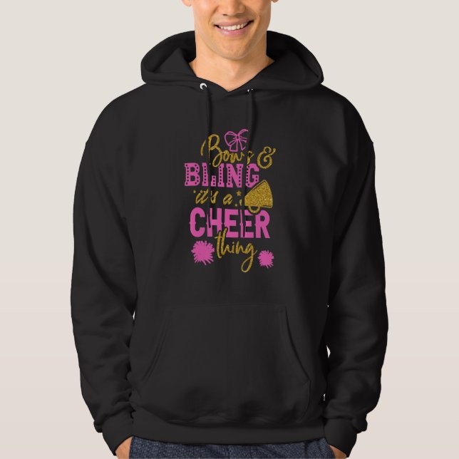 Moletom Bows & Bling It's A Cheer Thing Cheerleading Cheer (Frente)