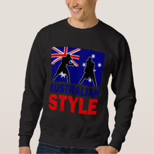 Moletom Boxe Australiana Bandeira Vintage Austrália Austrá
