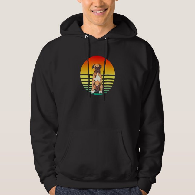 Moletom Boxer Dog Sunset (Frente)