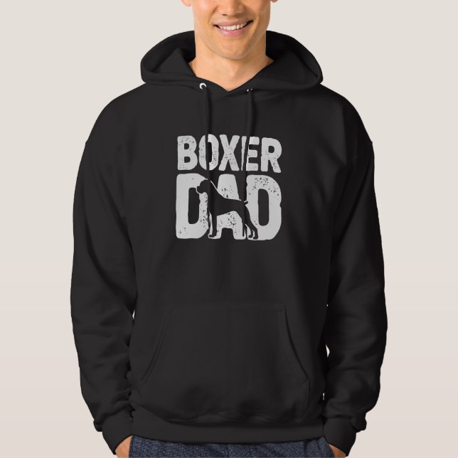 Moletom Boxer Pai Boxer Padre Dog Proprietário (Frente)