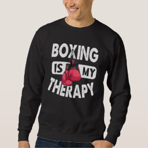 Moletom Boxing É Minha Citação De Terapêutica De Gym Fight