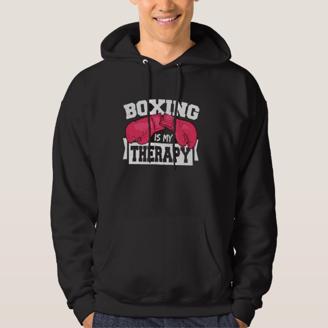 Moletom Boxing é minha terapia (Frente)
