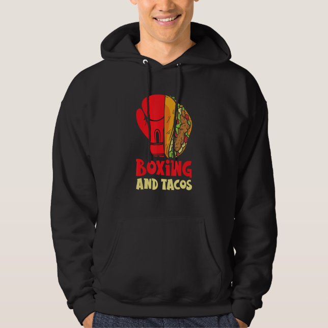 Moletom Boxing E Tacos Jab Cross Hook Boxing Luvas Boxe (Frente)