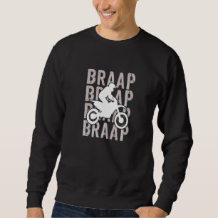 Moletom Braap Moto Dirt Bike Motocicleta Piloto Motocross
