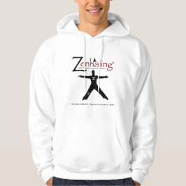 Moletom Branco do Hoodie dos homens de Zehaling