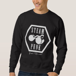 Moletom Branco do selo de Steampunk