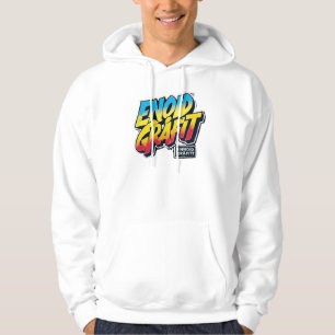 Moletom branco ENNOID GRÁFITT logo colorido