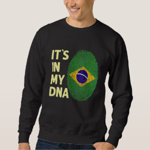 Moletom Brasil: A Minha Bandeira Brasileira de Dna