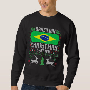 Moletom Brasil: Bandeira de Natal Brasileira