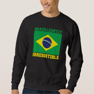 Moletom Brasil Raiz B Brasileira Irresistível