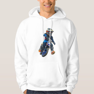 Moletom Braxton #18 Michigan MX Boyz White Hoodie