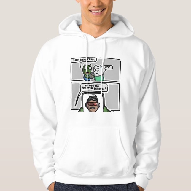 Moletom “Breaking News Confusion”  T-Shirt Hoodies (Frente)