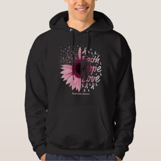 Moletom Breast Cancer Awareness Gifts Christian Faith Hope