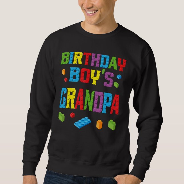 Moletom Bri do Edifício Avô do Criador Mestre Birthday Boy (Frente)