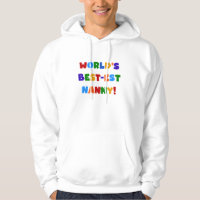 Bright Colors World's Best est Nanny Gifts