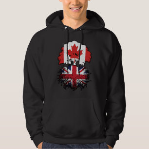 Moletom British Canada Tree Roots Flag