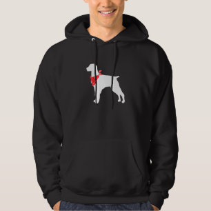 Moletom Brittany Dog Vestindo Red Bandana