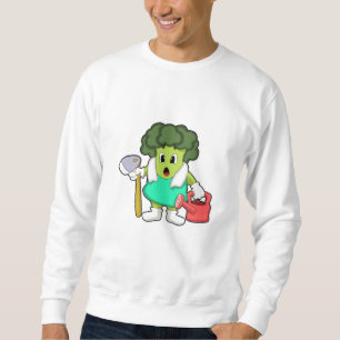 Moletom Brócolis como Agricultor com lata