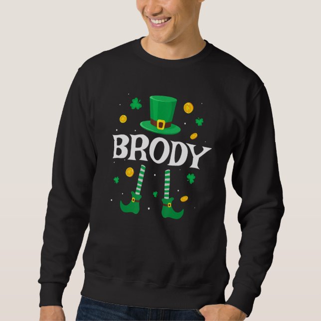 Moletom Brody Saint Patrick S Day Leprechaun Costume Bro (Frente)