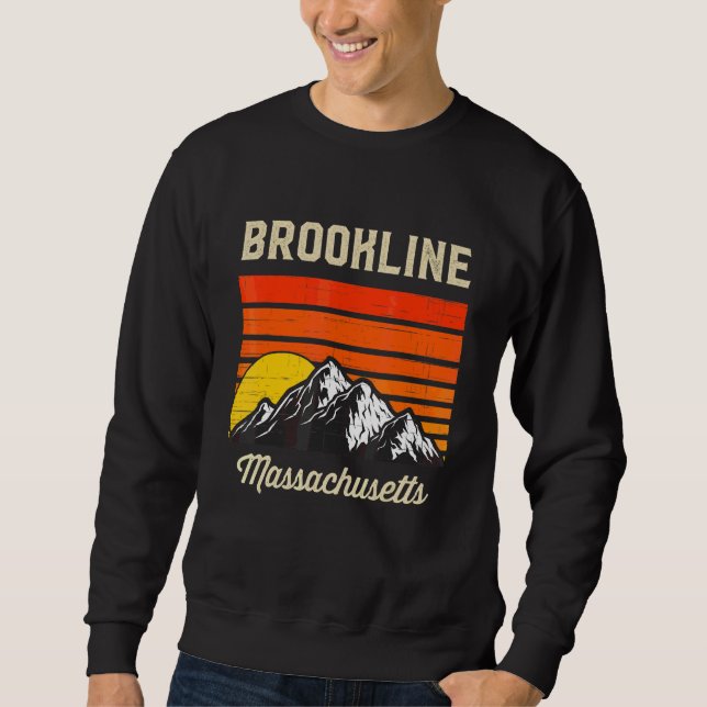 Moletom Brookline Massachusetts Hometown Estado Usa (Frente)