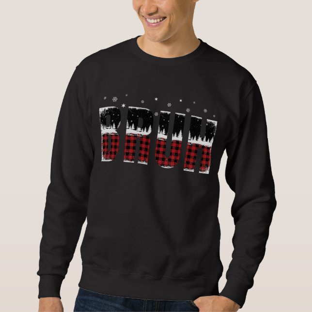 Moletom Bruh Florestas de Natal Árvores Meme Divertido Ent (Frente)