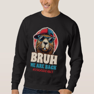 Moletom Bruh Nós Apoiamos Professores Capybara De Volta Pa