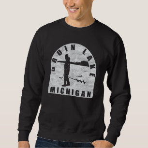 Moletom Bruin Lake Ice Fish Michigan