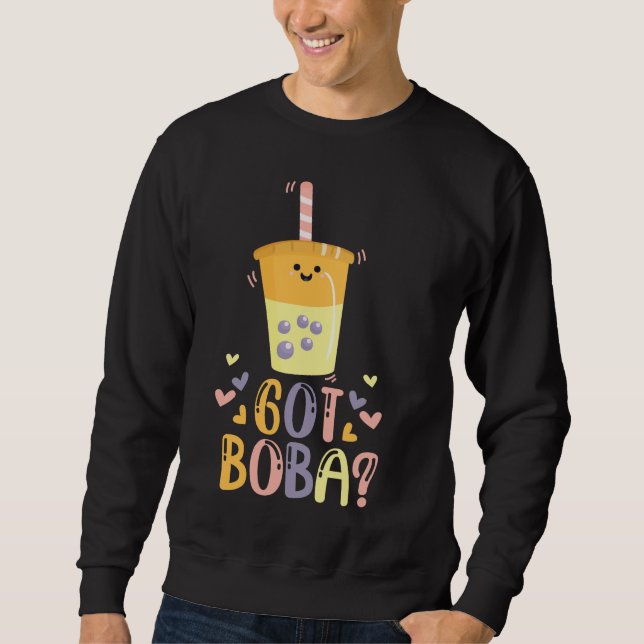 Moletom Bubble pegou Boba Tea (Frente)