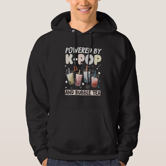 Moletom Bubble Tea Boba milk K Pop Stans Music (Frente)