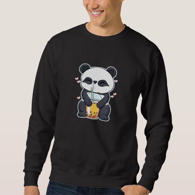 Moletom Bubble Tea Panda (Frente)