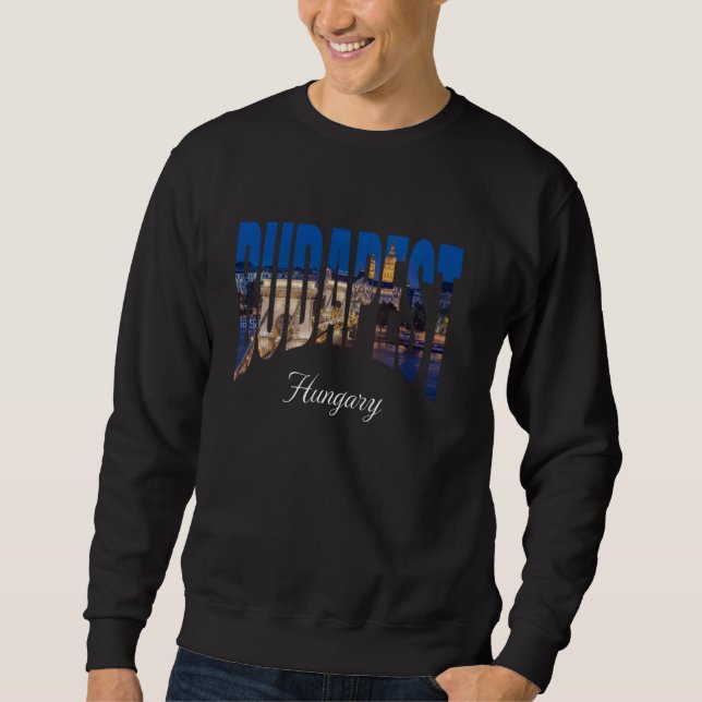Moletom Budapest Hungria Cityscape (Frente)
