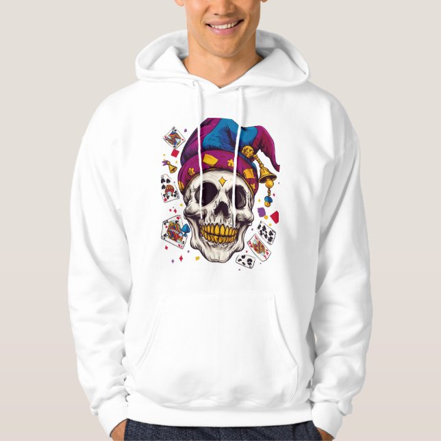 Moletom Bufão Crânio Trapaceiro (Frente)