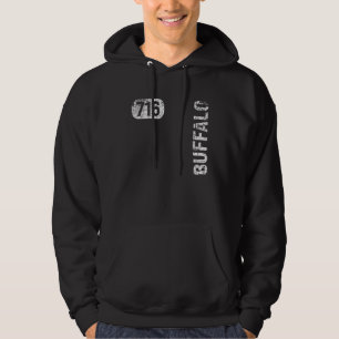 Moletom Buffalo New York 716 Area Code Vintage Retro